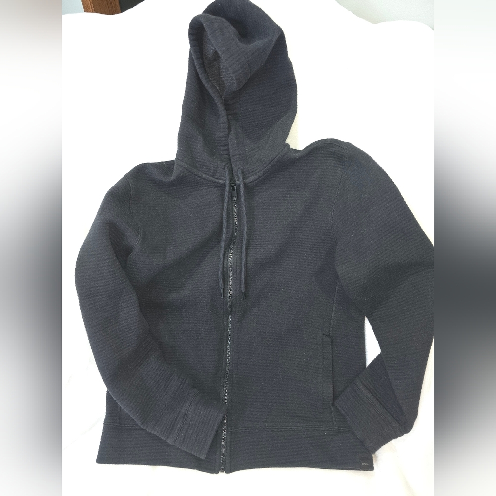 Express Black Relaxed Fit Hoodie